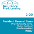 200 hr - General Lines (Property and Casualty) 2-20 Prelicensing Course (6 months)