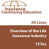 15 hr All Licenses CE - Overview of the Life Insurance Industry